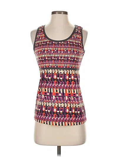 Pre-owned Lucy Sleeveless Top Purple Square Neckline Tops