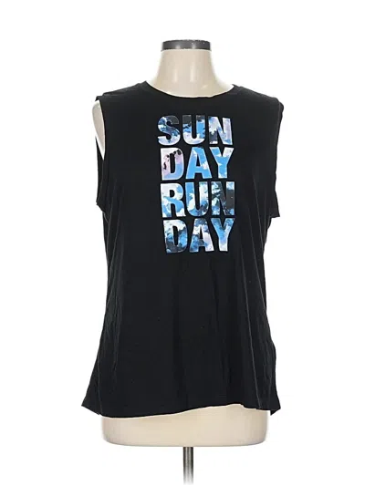 Pre-owned Lucy Sleeveless T-shirt In Black