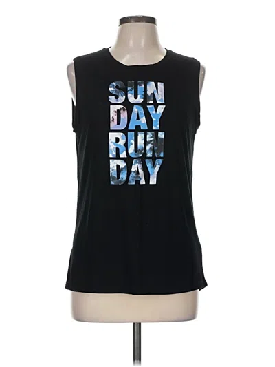 Pre-owned Lucy Sleeveless T-shirt In Black