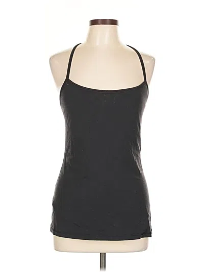 Pre-owned Lucy Tank Top Black Halter Neckline Tops