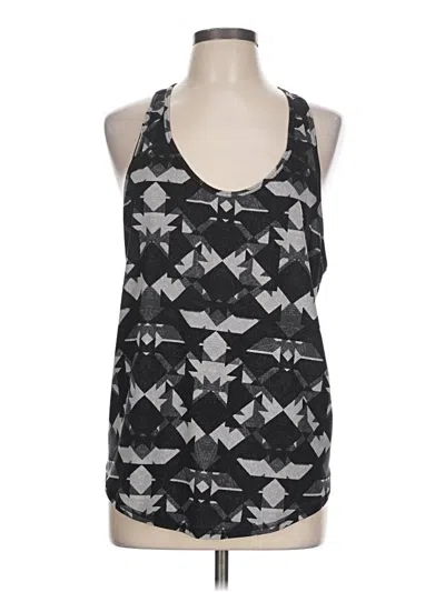 Pre-owned Lucy Tank Top Black Halter Neckline Tops