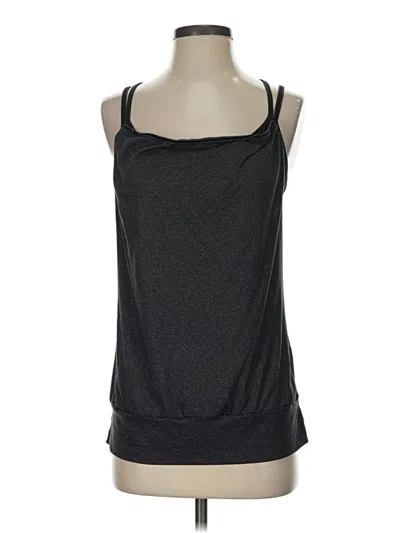 Pre-owned Lucy Tank Top Black Halter Neckline Tops