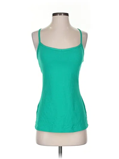 Pre-owned Lucy Tank Top Green Strapless Neckline Tops