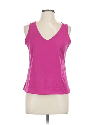 Pre-owned Lucy Tank Top Pink Halter Neckline Tops