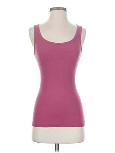Pre-owned Lucy Tank Top Pink Strapless Neckline Tops