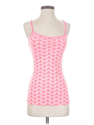 Pre-owned Lucy Tank Top Pink Sweetheart Neckline Tops