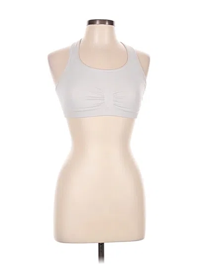 Pre-owned Lucy Tank Top Silver Halter Neckline Tops
