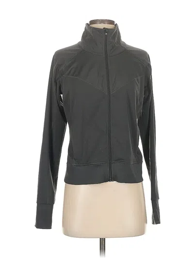 Pre-owned Lucy Track Jacket In Gray