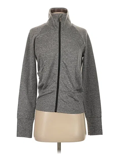 Pre-owned Lucy Track Jacket In Gray