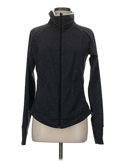 Pre-owned Lucy Track Jacket In Gray