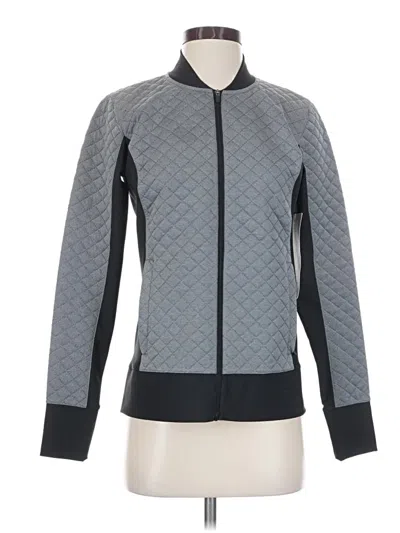 Pre-owned Lucy Track Jacket In Gray
