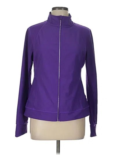 Pre-owned Lucy Track Jacket In Purple