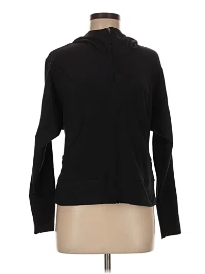 Pre-owned Lucy Zip Up Hoodie In Black