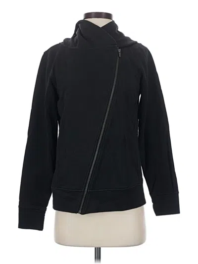 Pre-owned Lucy Zip Up Hoodie In Black