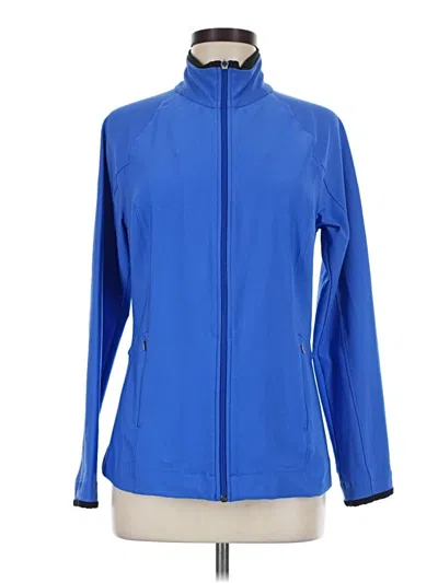 Pre-owned Lucy Zip Up Hoodie In Blue