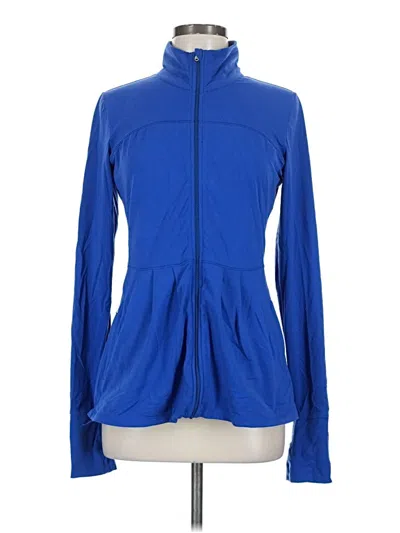 Pre-owned Lucy Zip Up Hoodie In Blue