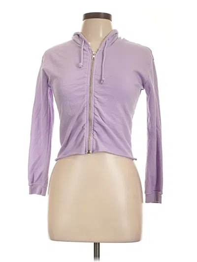 Pre-owned Lucy Zip Up Hoodie In Purple