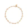 Lúdere Women's Let It Be Bracelet - 18k Gold Vermeil Adjustable Length Chain Link Bracelet