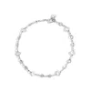 Lúdere Women's Let It Be Bracelet - Sterling Silver Adjustable Length Chain Link Bracelet