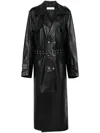 Ludovic De Saint Sernin Amanda Trench Coat In Black
