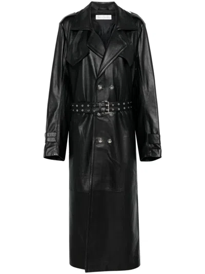 Ludovic De Saint Sernin Amanda Trench Coat In Black