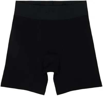 Ludovic De Saint Sernin Logo-embroidered Cyclist Shorts In Black