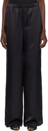 Ludovic De Saint Sernin Black Elasticized Waistband Trousers In Black Vanille