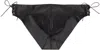 Ludovic De Saint Sernin Black Side Laced Leather Briefs
