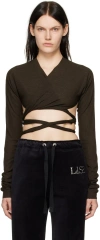 Ludovic De Saint Sernin Topwear In Brown Polyester In Brown