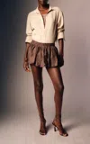Ludovic De Saint Sernin Button-down Top In Neutral