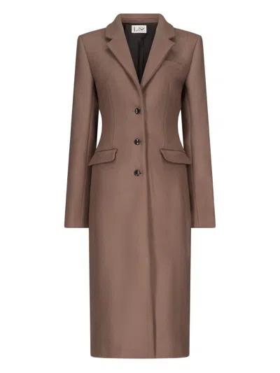 Ludovic De Saint Sernin Buttoned Coat In Brown