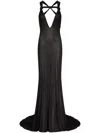 Ludovic De Saint Sernin Carrie Dress In Black