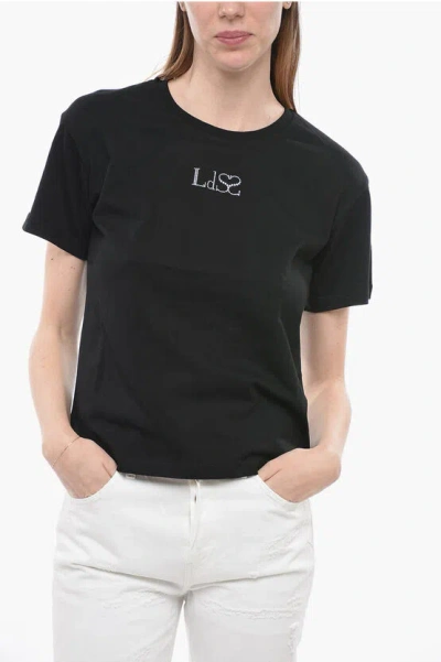 Ludovic De Saint Sernin Crew-neck Cotton Unisex T-shirt In Black