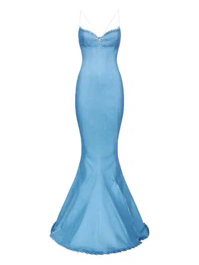 LUDOVIC DE SAINT SERNIN DENIM DRESS