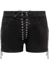 LUDOVIC DE SAINT SERNIN LUDOVIC DE SAINT SERNIN DOUBLE LACED UP SHORTS
