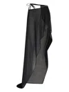 LUDOVIC DE SAINT SERNIN DRAPED MAXI SKIRT