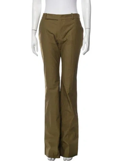 Pre-owned Ludovic De Saint Sernin Flared Pants In Green