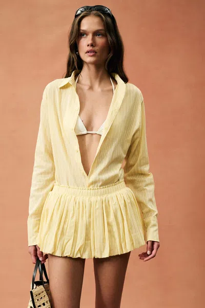 Ludovic De Saint Sernin For Fwrd New Slim Top In Yellow