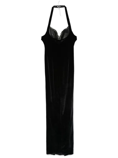 Ludovic De Saint Sernin Grace Maxi Dress In 黑色