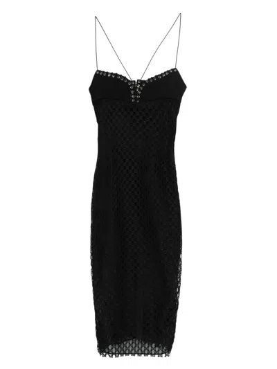 Ludovic De Saint Sernin Isabella Lace Dress In Black