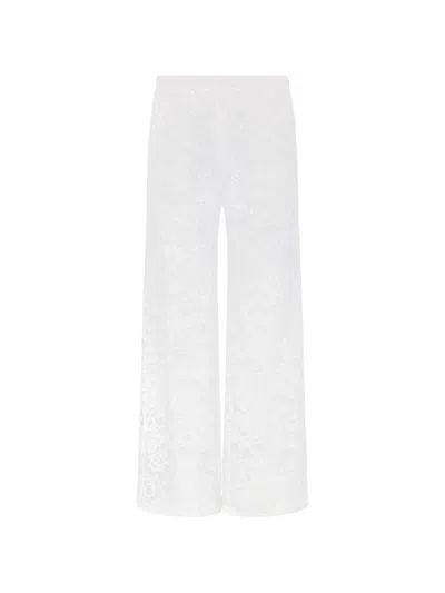 Ludovic De Saint Sernin Lace Boxer Trousers In White