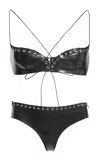 Ludovic De Saint Sernin Latex Underwear Set In Black