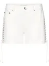 Ludovic De Saint Sernin Logo-patch Shorts In 白色