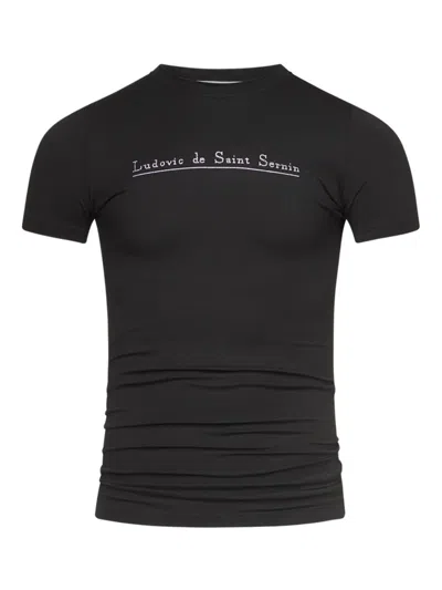 Ludovic De Saint Sernin Logo-print T-shirt In Black