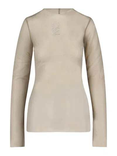 Ludovic De Saint Sernin Logo Top In Beige