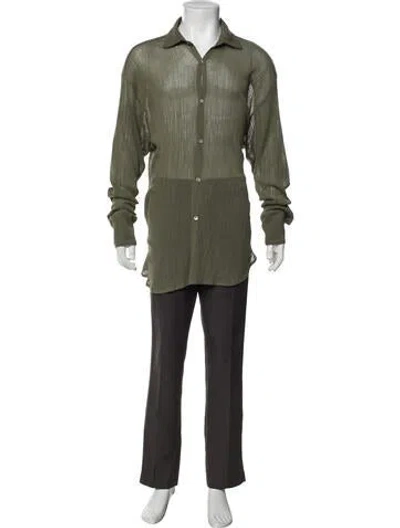 Pre-owned Ludovic De Saint Sernin Long Sleeve Shirt In Green
