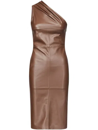 Ludovic De Saint Sernin Melrose Dress In Brown