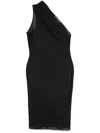 Ludovic De Saint Sernin Melrose Midi Dress In Black