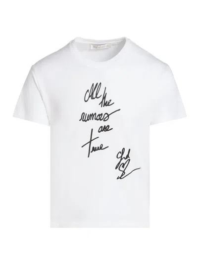 Ludovic De Saint Sernin Men's All The Rumors Are True T-shirt In Transparent