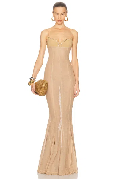 Ludovic De Saint Sernin Mermaid Bi Long Dress